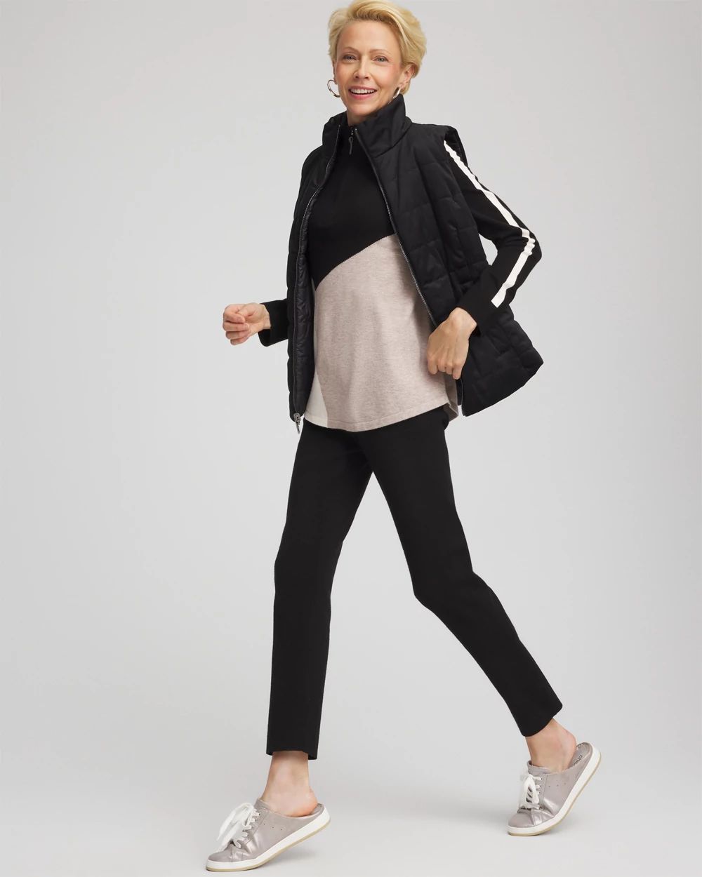 Zenergy® Luxe Colorblock Half-Zip Pullover | Chico's
